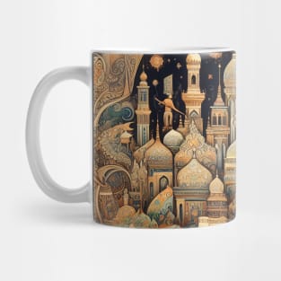 Islamic Grandeur Unveiled: Timeless Art, Floral Motifs, and Vibrant Ornaments Mug